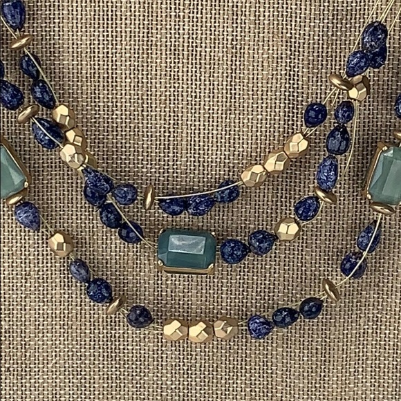 Chico’s Acrylic Bead Necklace - Picture 2 of 7